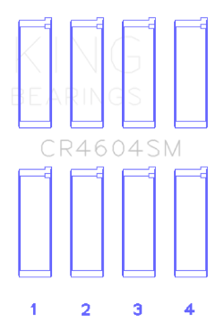 Picture of King Engine Bearings Ford 2-3L Duratec-Mazda L3-VDT MZR Turbo Con Rod Bearing Set