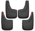 Picture of Husky Liners 14-17 Chevy Silverado 1500 - 15-16 Silverado 2500 HD Front and Rear Mud Guards - Black