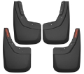Picture of Husky Liners 14-17 Chevy Silverado 1500 - 15-16 Silverado 2500 HD Front and Rear Mud Guards - Black