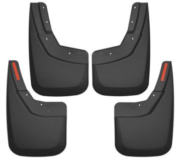 Picture of Husky Liners 14-17 Chevy Silverado 1500 - 15-16 Silverado 2500 HD Front and Rear Mud Guards - Black