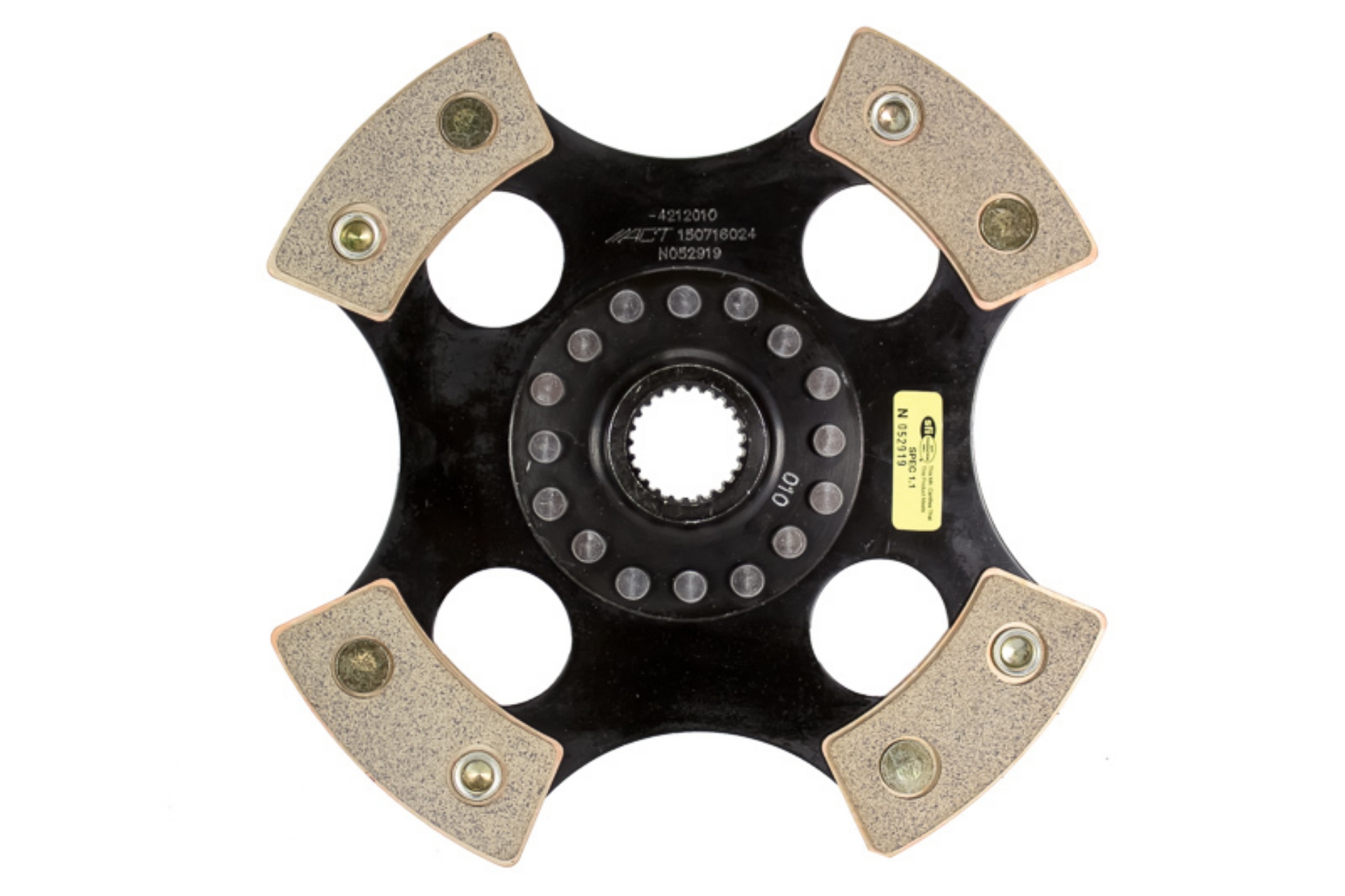 Picture of ACT 2000 Honda S2000 4 Pad Rigid Race Disc
