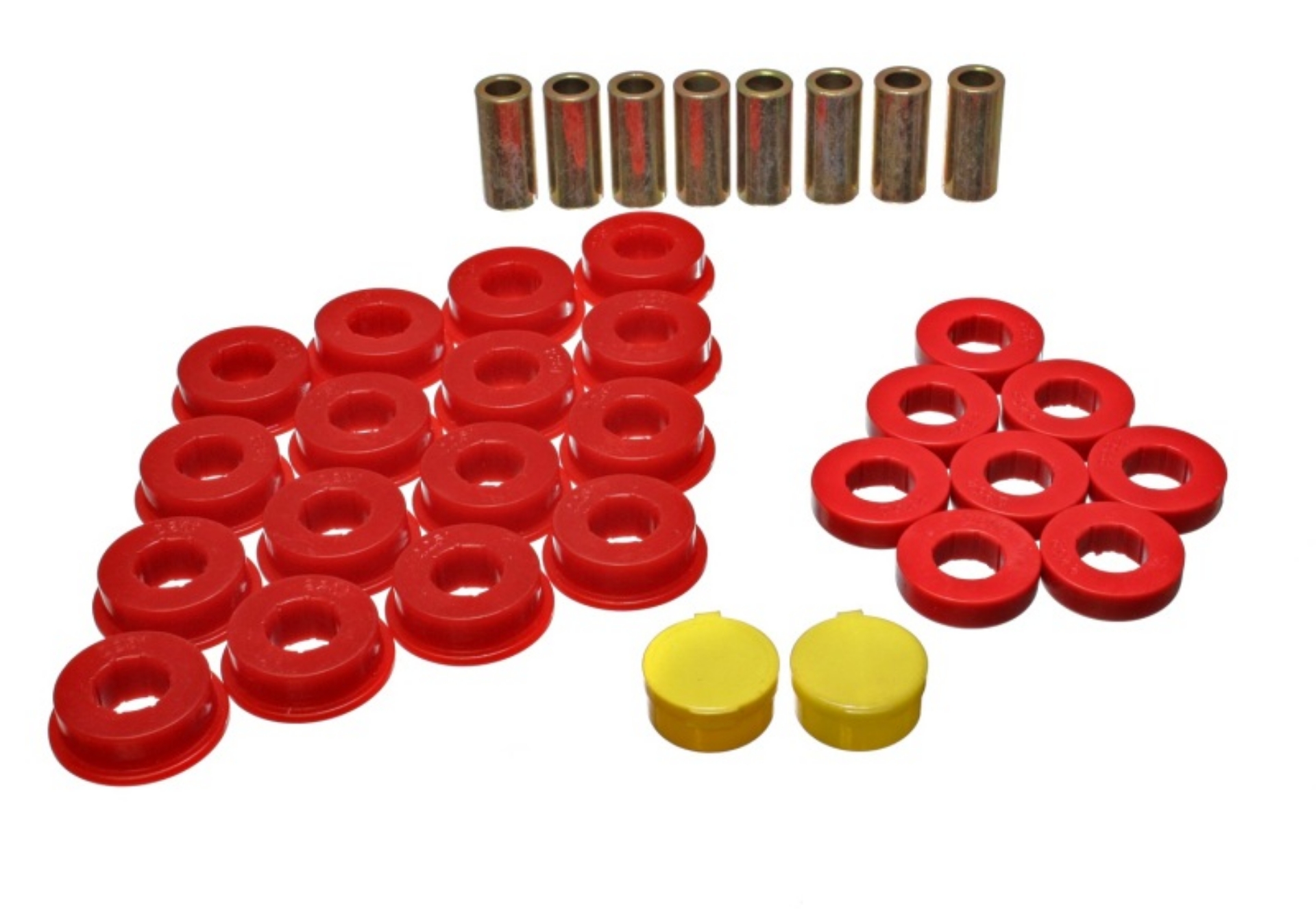 Picture of Energy Suspension 79-85 Mazda RX7 Red Rear Control Arm Bushing Set