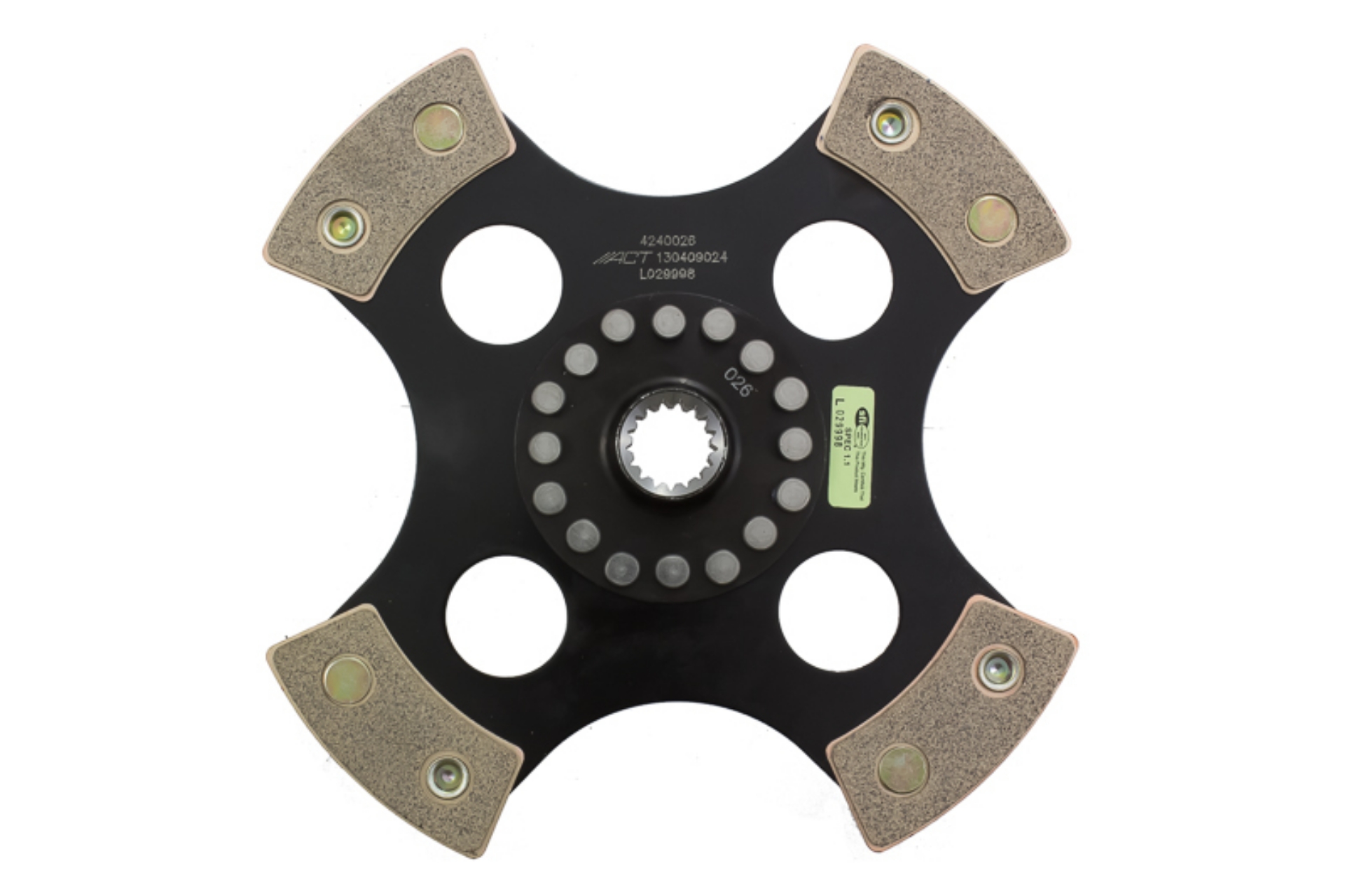 Picture of ACT 2003 Dodge Neon 4 Pad Rigid Race Disc