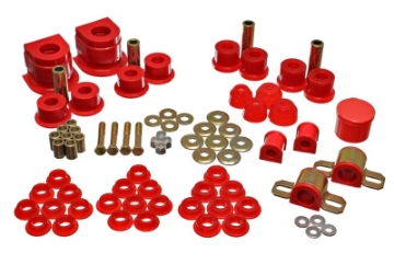 Picture of Energy Suspension 86-91 Mazda RX7 Red Hyper-Flex Master Bushing Set