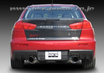 Picture of HKS 08-09 Evo 10 Hi-Power Dual Tip Catback Exhaust