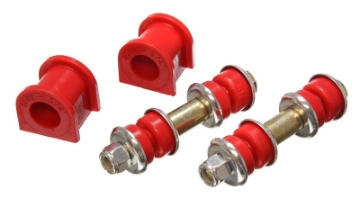 Picture of Energy Suspension 90-95 Mazda Protege-323 Red 3-4inch Front Sway Bar Bushing Set Sway bar end link