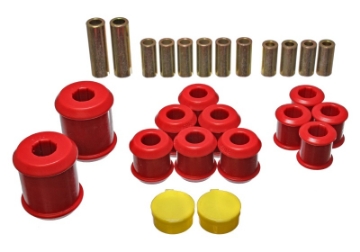 Picture of Energy Suspension 95-99 Mitsubishi Eclipse FWD-AWD Red Rear Control Arm Bushing Set