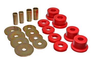 Picture of Energy Suspension 90-94 Mitsubishi Eclipse FWD Red Sub-Frame Bushing Set