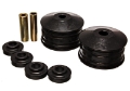 Picture of Energy Suspension 00-04 Mitsubishi Eclipse FWD V6 engine only Black Motor Mount Inserts 2 Torque