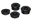 Picture of Energy Suspension 95-99 Mitsubishi Eclipse FWD-AWD Black Rear Shock Upper Bushing Set