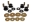 Picture of Energy Suspension 90-94 Mitsubishi Eclipse AWD Black Sub-Frame Bushing Set