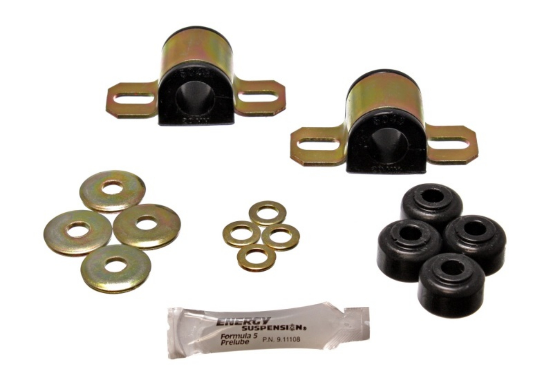 Picture of Energy Suspension 90-94 Mitsubishi Eclipse AWD Black 20mm Rear Sway Bar Bushings Sway bar end link
