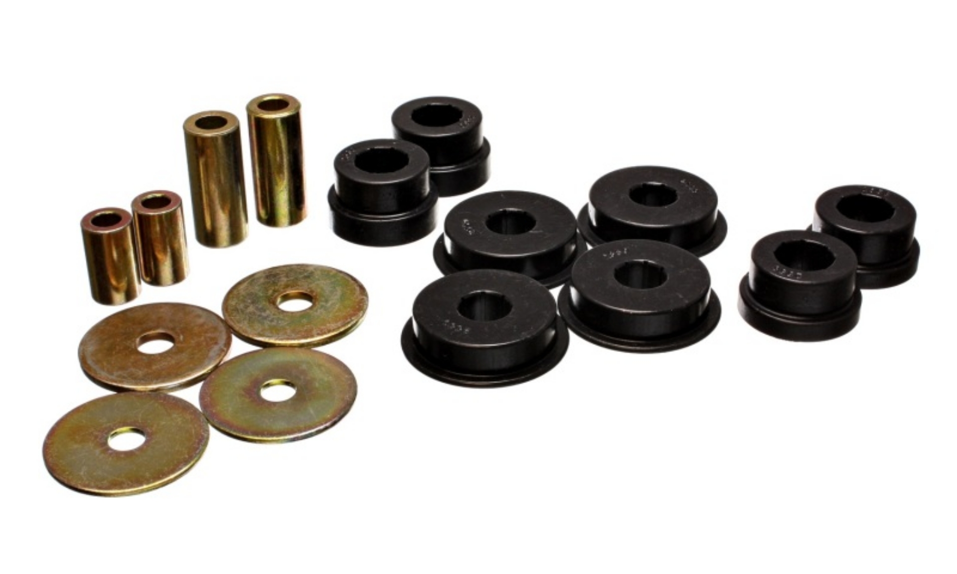 Picture of Energy Suspension 03-05 Mitsubishi Lancer EVO 8 Black Rear Differential - Mustache Bar Bushing Set