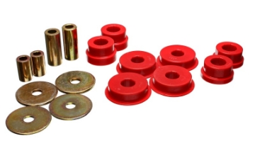 Picture of Energy Suspension 03-05 Mitsubishi Lancer EVO 8 Red Rear Differential - Mustache Bar Bushing Set