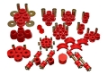 Picture of Energy Suspension 74-78 Nissan 260Z-280Z Red Hyper-Flex Master Bushing Set