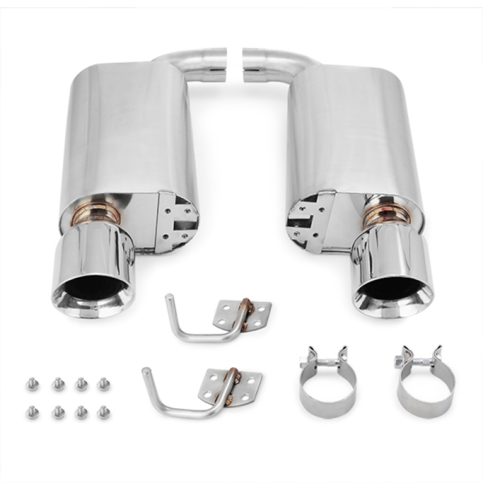 Picture of Mishimoto 2015+ Ford Mustang GT Street Axleback Exhaust w- Polished Tips