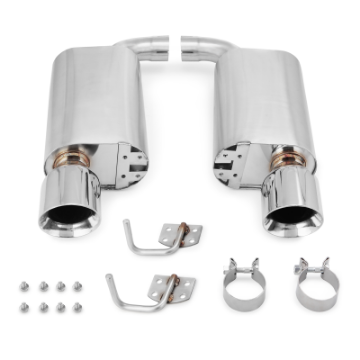 Picture of Mishimoto 2015+ Ford Mustang GT Street Axleback Exhaust w- Polished Tips