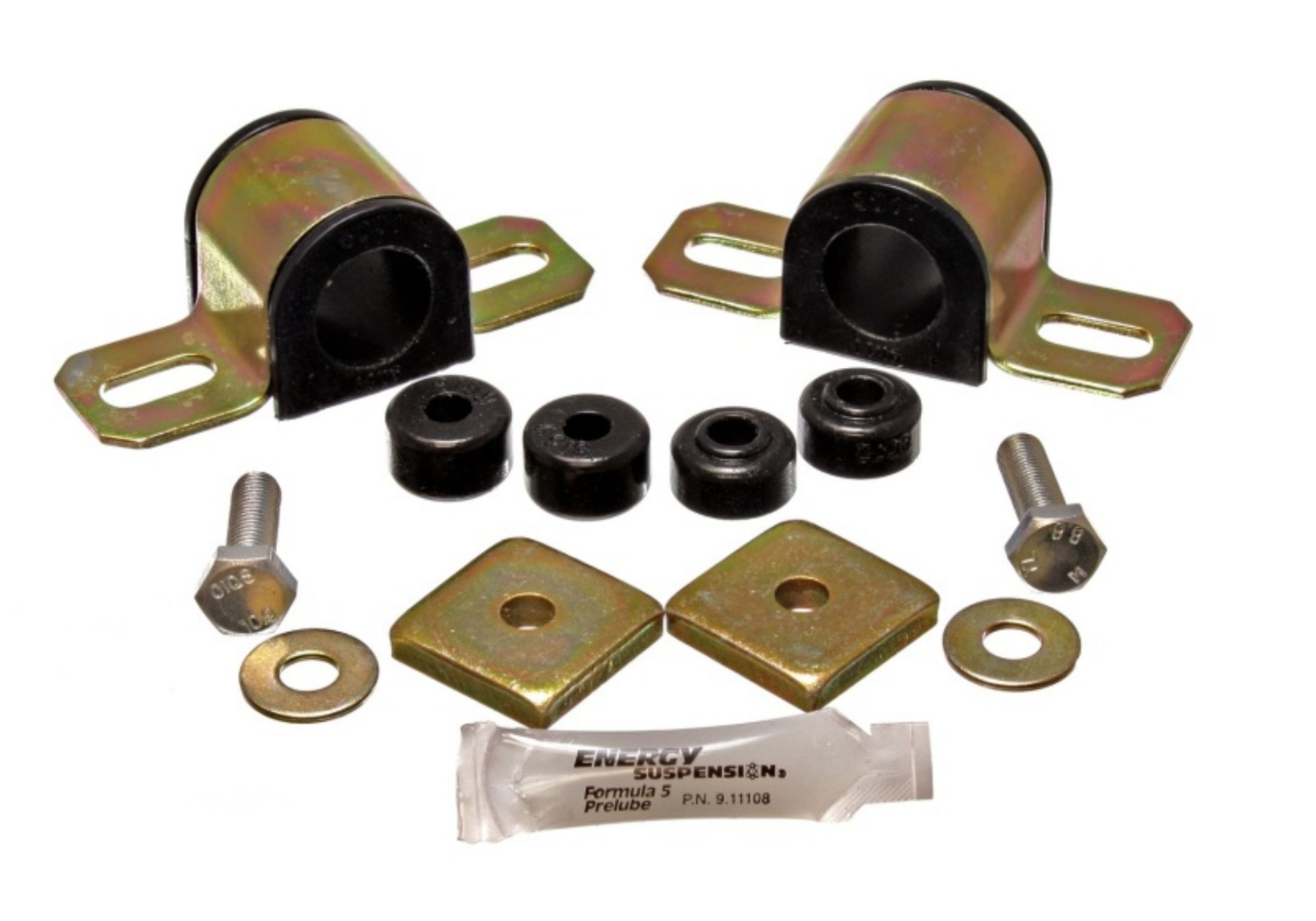 Picture of Energy Suspension 95-98 Nissan 240SX S14 Black 27mm Front Sway Bar Frame Bushings Sway bar end li