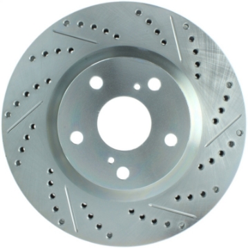 Picture of StopTech Select Sport 11-16 Toyota Avalon- 11-17 Camry SportStop Slotted & Drilled Left Front Rotor
