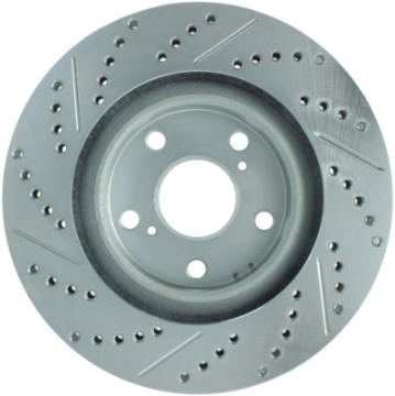 Picture of StopTech Select Sport 11-16 Toyota Avalon- 11-17 Camry SportStop Slotted & Drilled Left Front Rotor