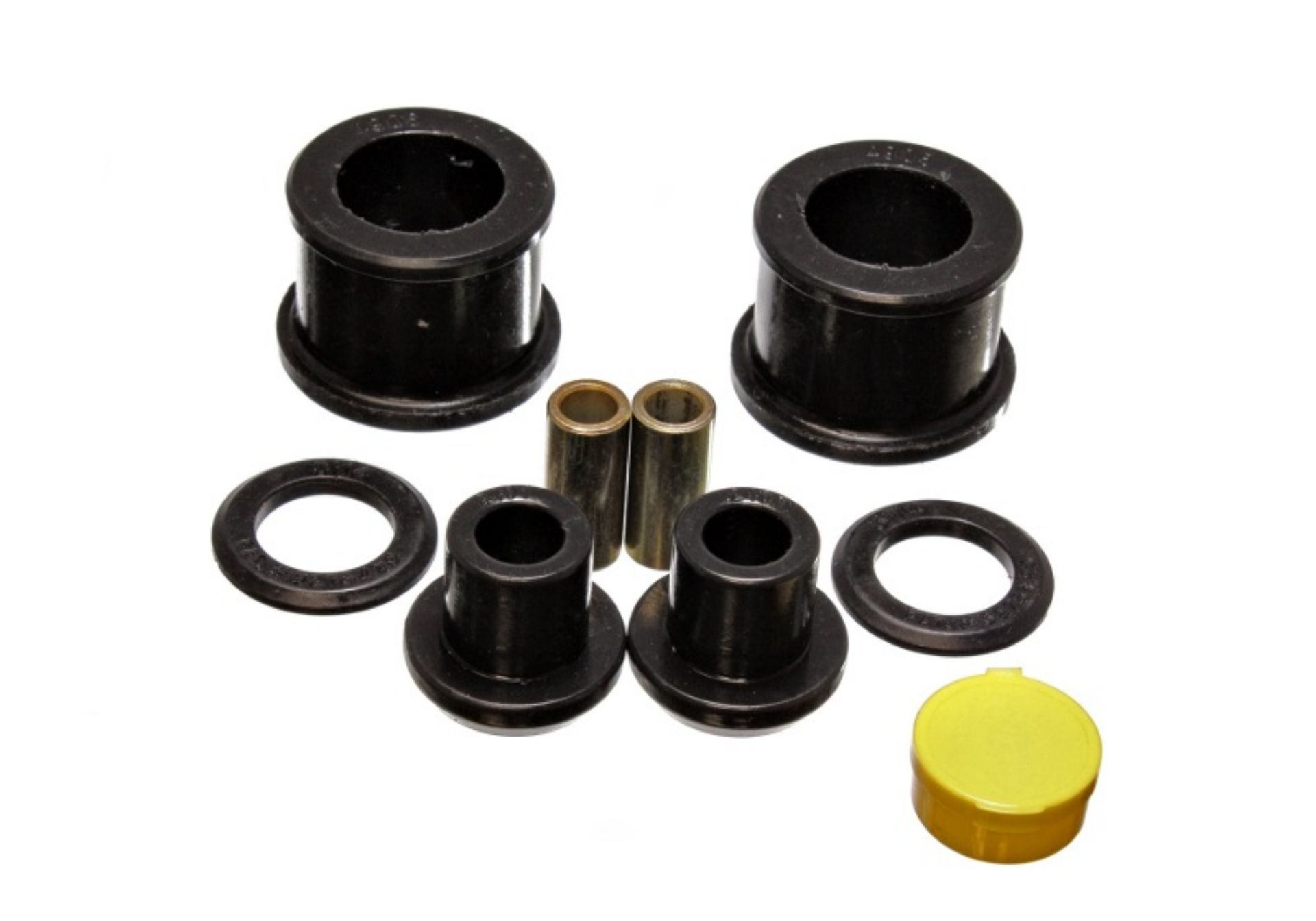Picture of Energy Suspension 95-98 Nissan 240SX S14 Black Rear Differential Bushing for 7-8inch O-D- bar Onl