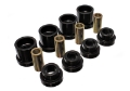 Picture of Energy Suspension 95-98 Nissan 240SX S14 Black Rear Subframe Insert Set Must reuse all metal part
