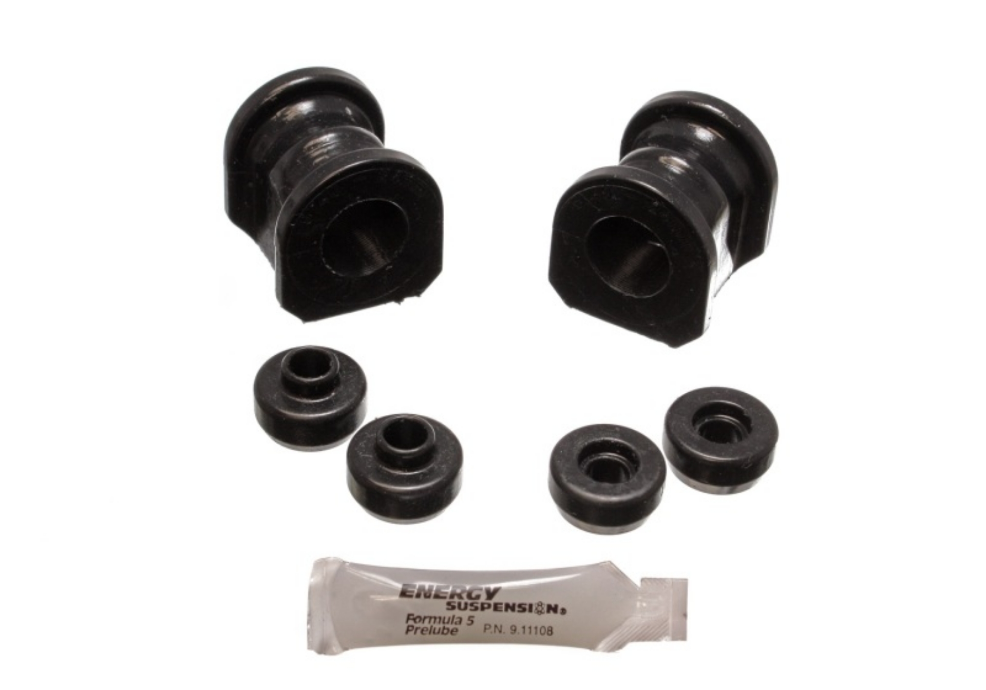 Picture of Energy Suspension 89-94 Nissan 240SX S13 Black 24mm Front Sway Bar Bushing Set