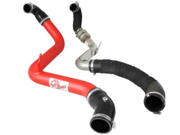 Picture of aFe BladeRunner 2-5in Red Intercooler Tube Hot Side 12-16 Ford Focus ST 2-0L t