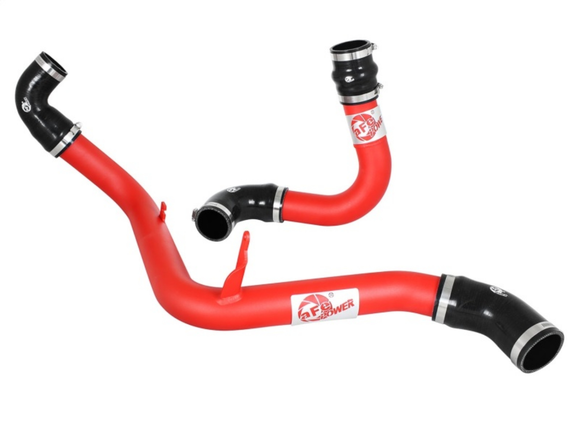 Picture of aFe BladeRunner 2-5in Red Intercooler Tubes Hot and Cold Side 12-16 Ford Focus ST 2-0L t