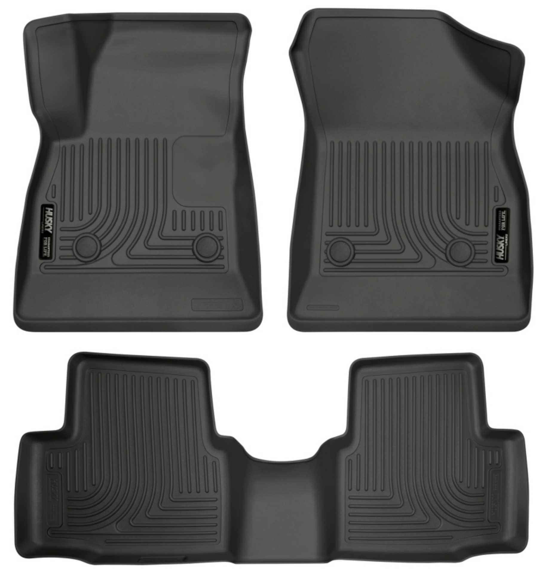 Picture of Husky Liners 2016-2017 Chevrolet Cruze WeatherBeater Combo Floor Liners - Black