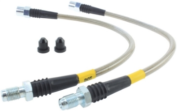 Picture of StopTech 08-12 Mercedes C350 - 03-12 Mercedes SL550 Stainless Steel Rear Brake Lines