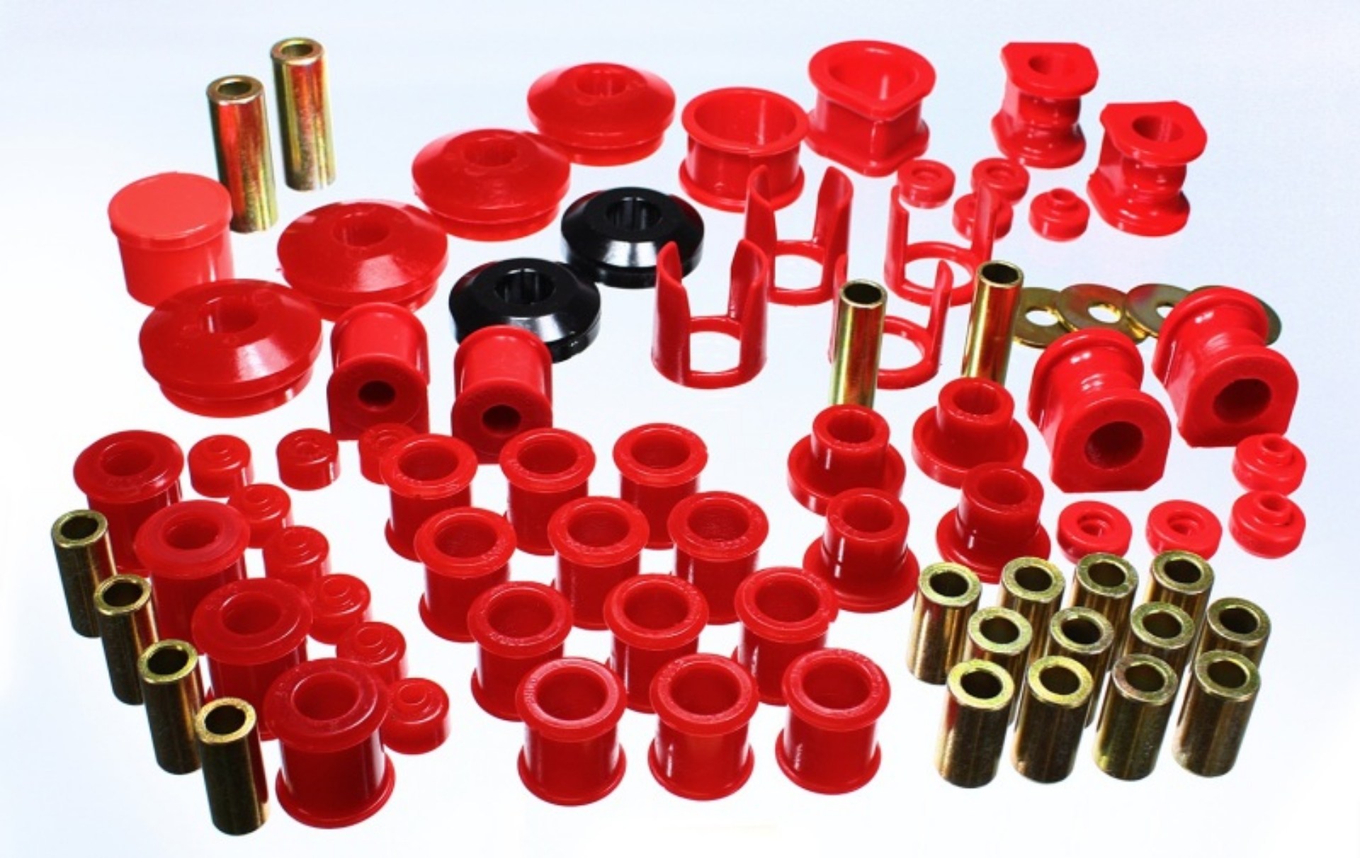 Picture of Energy Suspension 89-94 Nissan 240SX S13 Red Hyper-Flex Master Bushing Set
