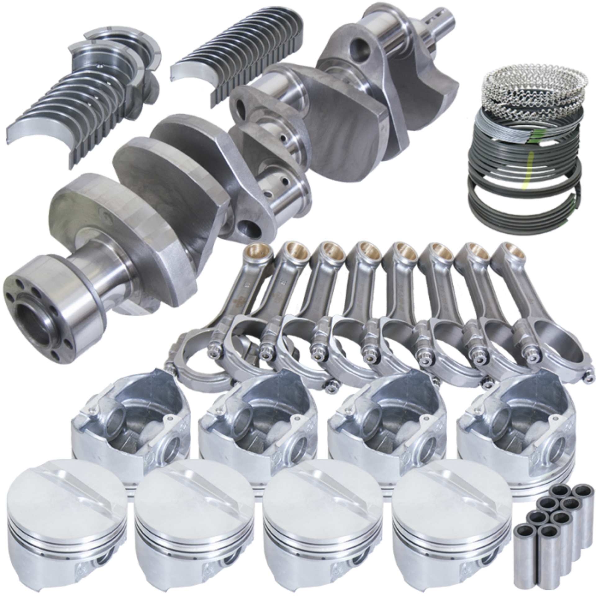 Picture of Eagle Chevy Small Block 1 Piece Rear Seal 383ci Rotating Assembly w- -030 Bore 153 Tooth Flex Plate