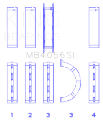 Picture of King Engine Bearings 97-07 Ford 2-5L-2-9L-3-0L Size 0-25 Main Bearing Set