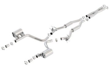 Picture of Borla 15-16 Dodge Challenger SRT 392 S-Type Catback Exhaust Single Split Rear Exit No Tip