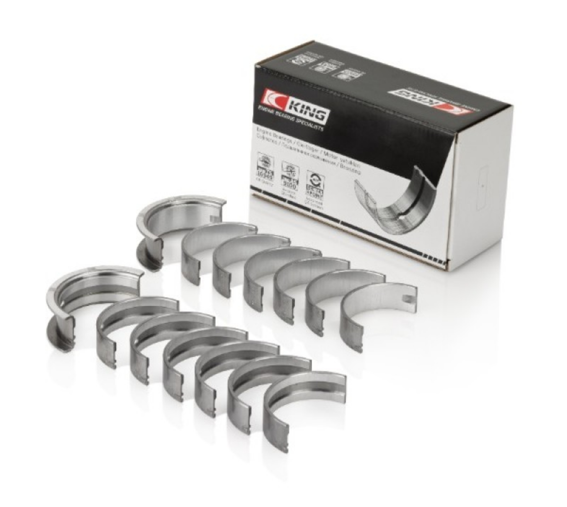 Picture of King Engine Bearings BMW M20B20-23-25-27 - M50B25 - M52B20-25-28 Size 0-25 Main Bearing Set