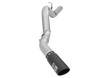 Picture of aFe Atlas Exhaust 5in DPF-Back Aluminized Steel w- Black Tips 16-17 GM Diesel Truck V8-6-6L td