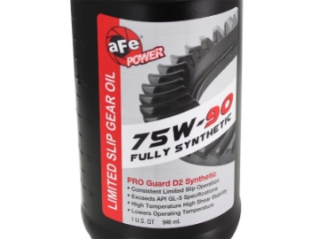 Picture of aFe Power Rear Differential Cover Machined Black 15-17 GMC Canyon 12 Bolt Axles w- Gear Oil