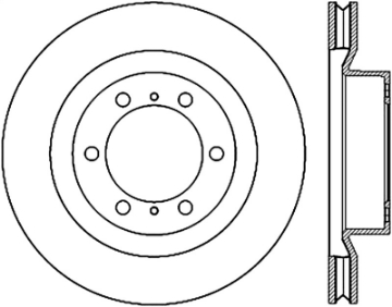 Picture of StopTech 10-17 Lexus GX Slotted & Drilled Cryo Front Left Rotor