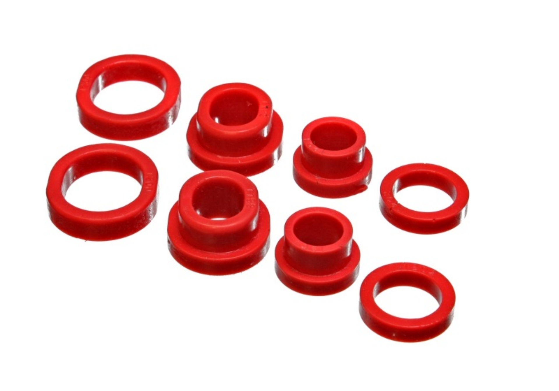 Picture of Energy Suspension 95-03 Nissan Maxima Red Motor Subframe Bushing Set - front lower Must reuse all m