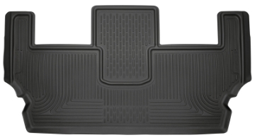 Picture of Husky Liners 2017 Chrysler Pacifica Stow and Go 3rd Row Black Floor Liners
