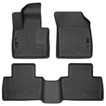 Picture of Husky Liners 2016 Volvo XC90 Weatherbeater Front and Rear Black Floor Liners