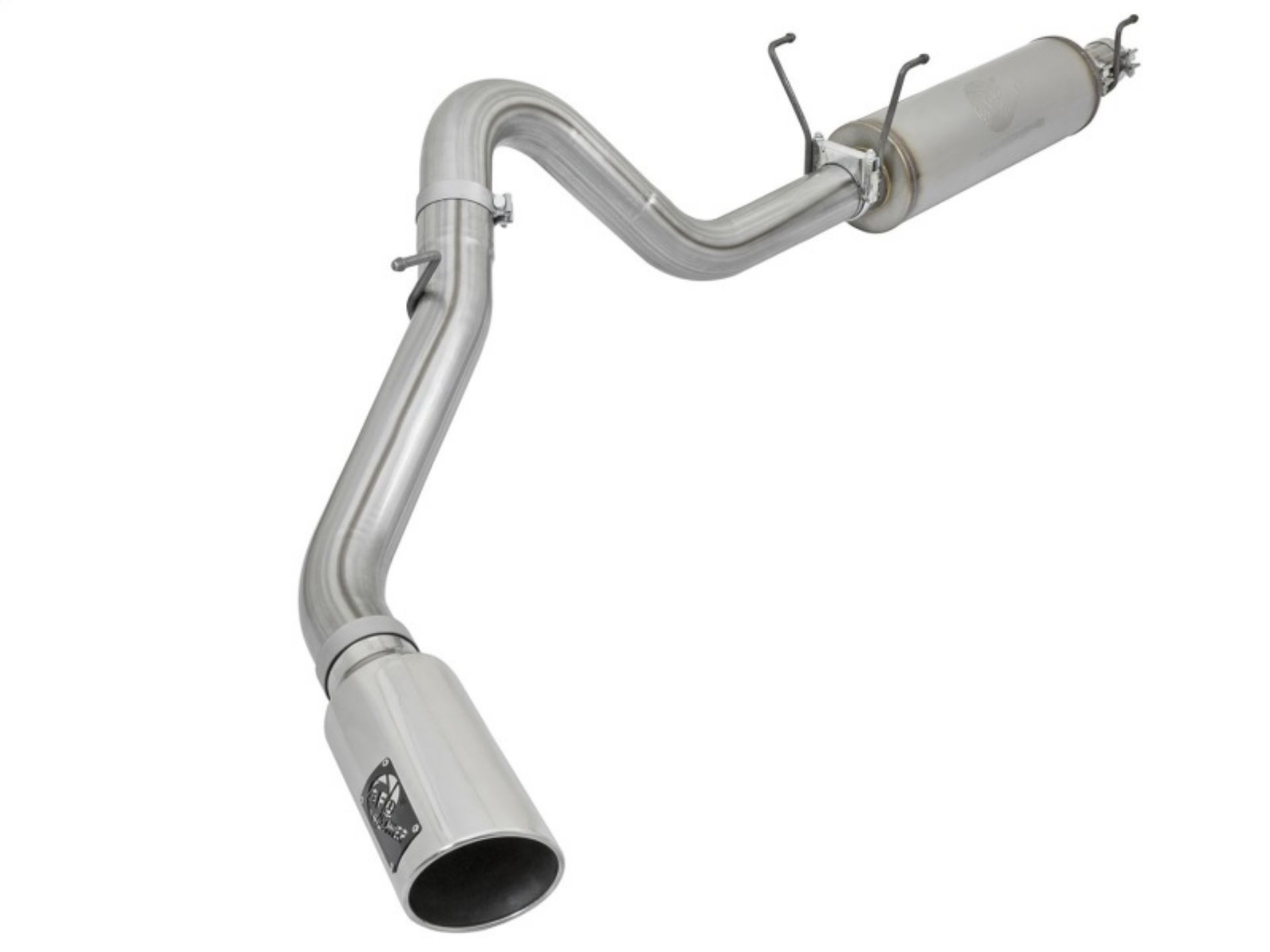 Picture of aFe MACHForce XP 4in Exhausts Cat-Back SS w- Polished Tips 14-17 Dodge Ram 2500 V8-6-4L Hemi