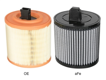 Picture of aFe MagnumFLOW Air Filters OER Pro Dry S A-F 16-17 Cadillac ATS-V V6-3-6L tt
