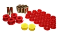 Picture of Energy Suspension 91-94 Nissan Sentra-NX1600-2000 Red Rear Control Arm Bushing Set