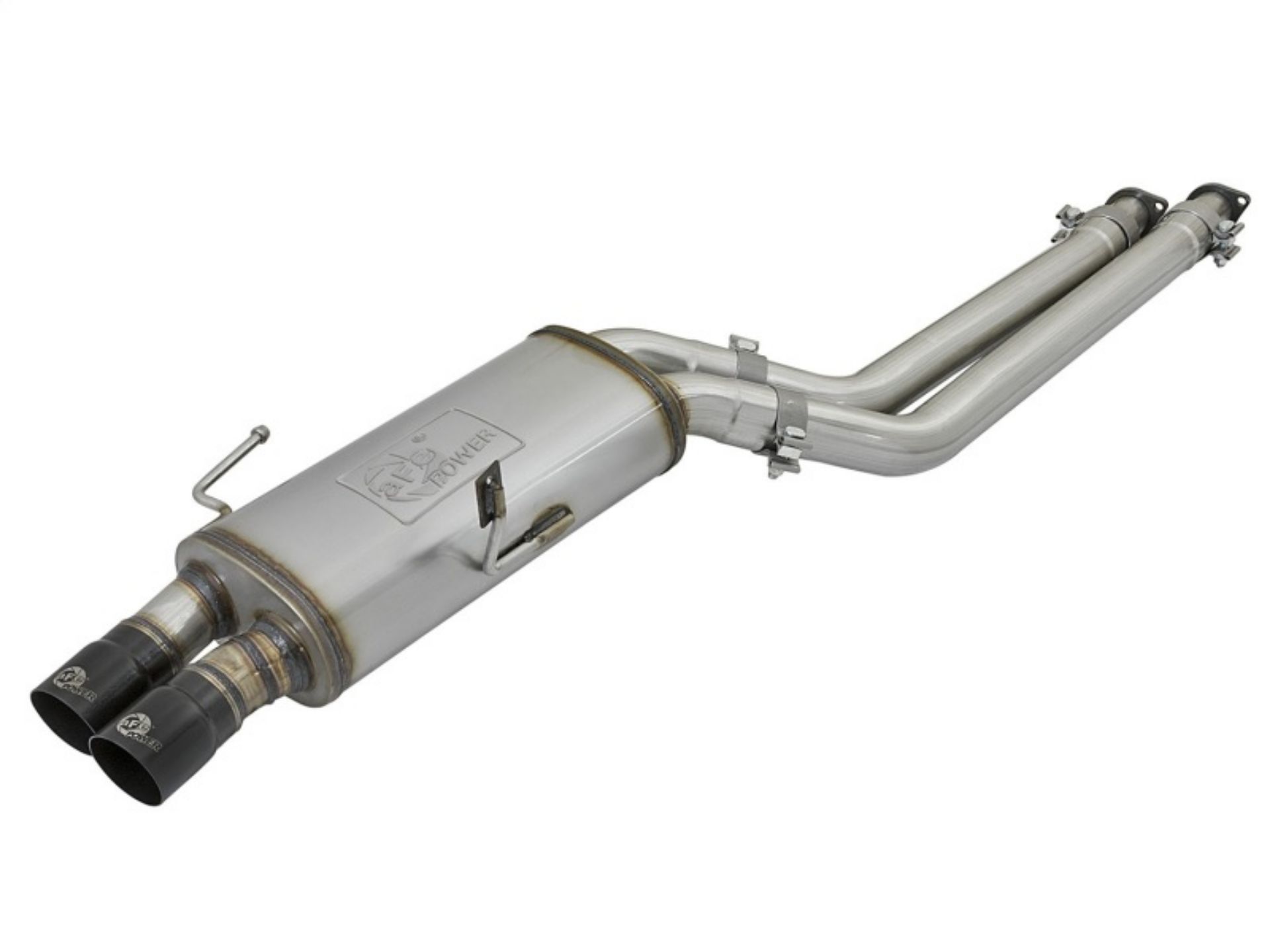 Picture of aFe MACHForce XP Exhausts 2-5in SS Cat-Back w- Black Tips 96-99 BMW M3 L6 3-2L