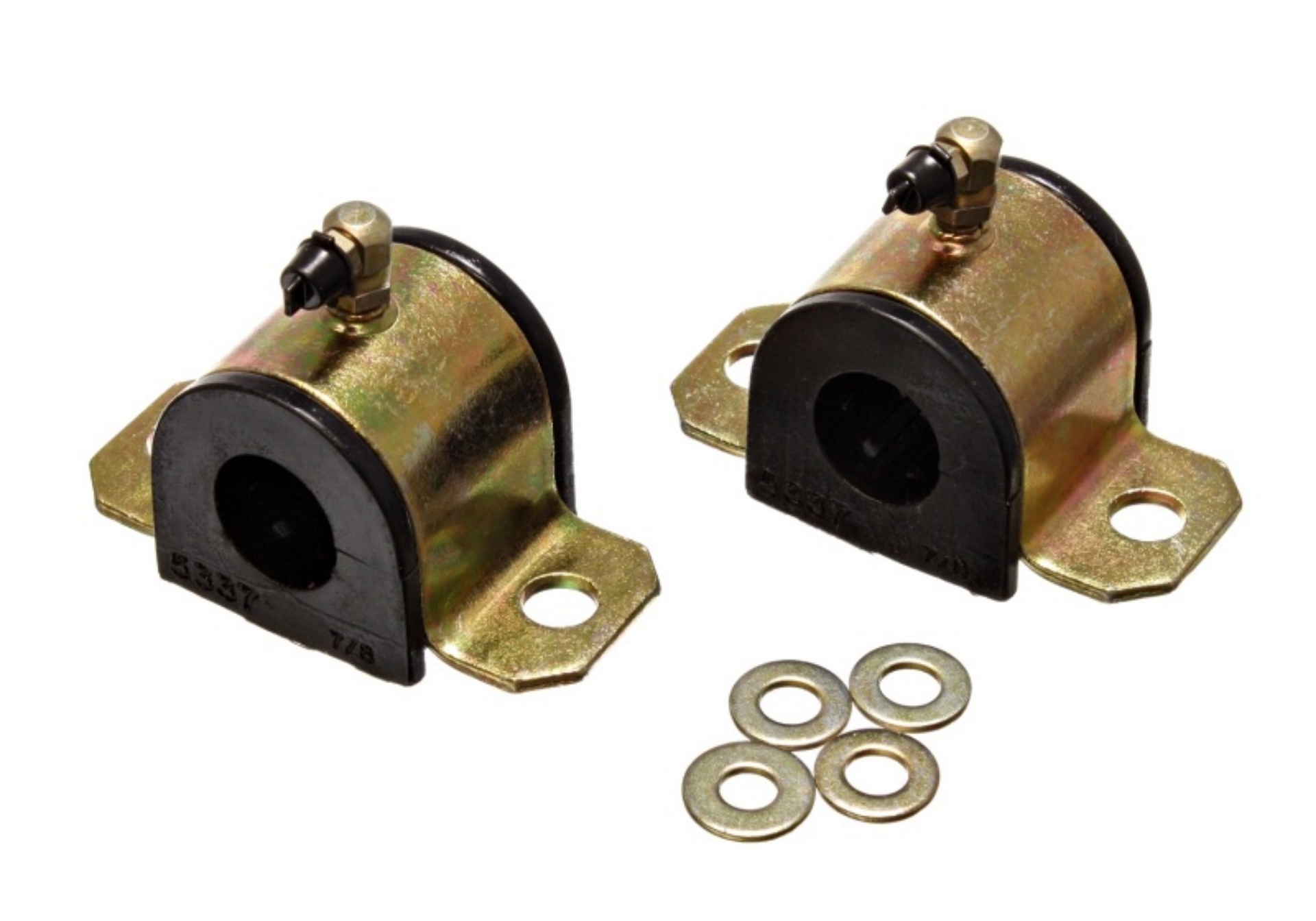 Picture of Energy Suspension 00-05 Toyota Celica Black 22mm Front Sway Bar Frame Bushings Greaseable Frame Bus