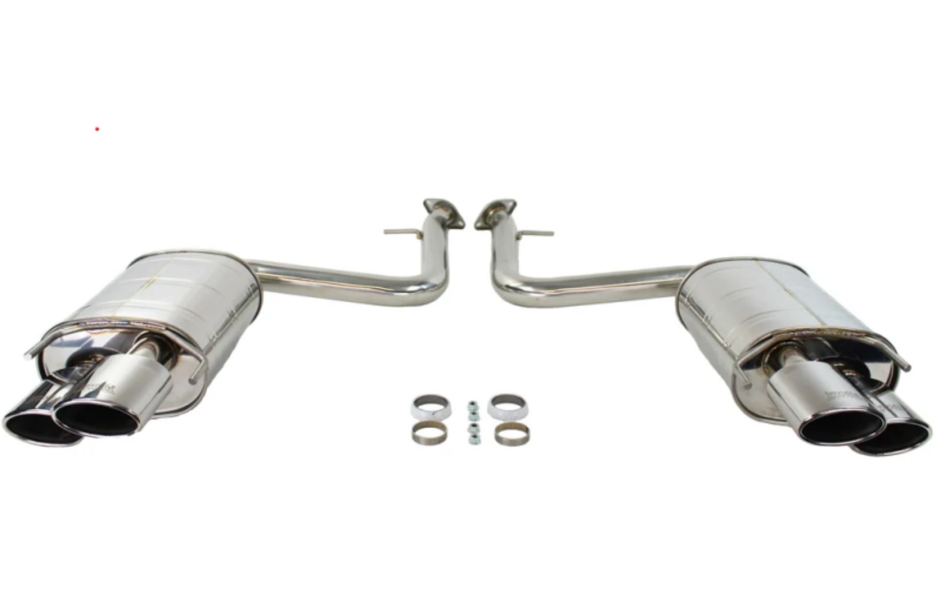 Picture of Invidia 15+ Lexus RC350-200T Stainless Steel Quad Rolled Tip Axle-Back Exhaust