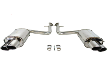 Picture of Invidia 15+ Lexus RC350-200T Stainless Steel Quad Rolled Tip Axle-Back Exhaust