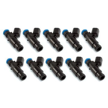 Picture of Injector Dynamics ID1050X Injectors 14mm Black Bottom Adaptors Set of 10